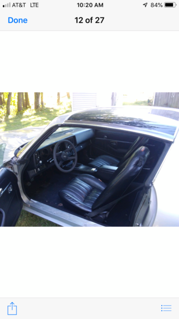 1980 Silver Chevrolet Camaro Coupe