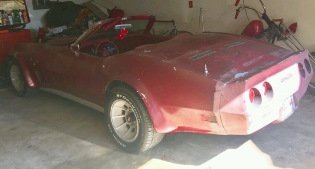 1980 Burgundy Chevrolet Corvette Coupe