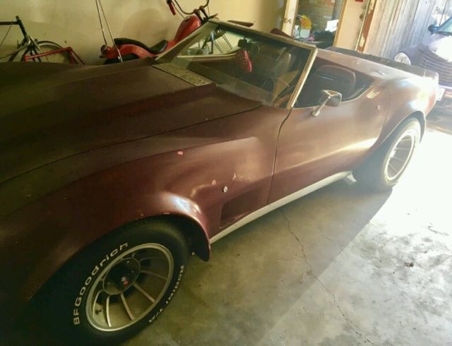 1980 Burgundy Chevrolet Corvette Coupe