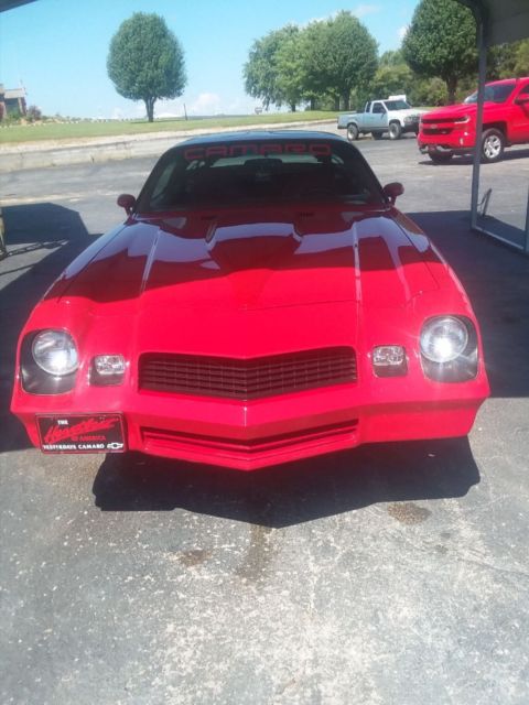 1980 Red Chevrolet Camaro Coupe