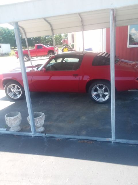 1980 Red Chevrolet Camaro Coupe