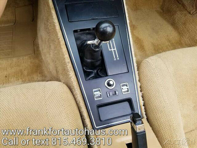 1981 Tan Chevrolet Corvette