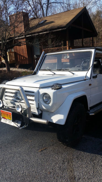 1981 White Mercedes-Benz G-Class Convertible