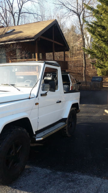 1981 White Mercedes-Benz G-Class Convertible