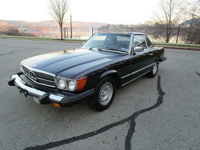 1981 Black Mercedes-Benz SL-Class Coupe