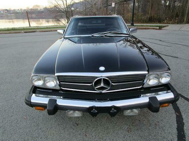 1981 Black Mercedes-Benz SL-Class Coupe