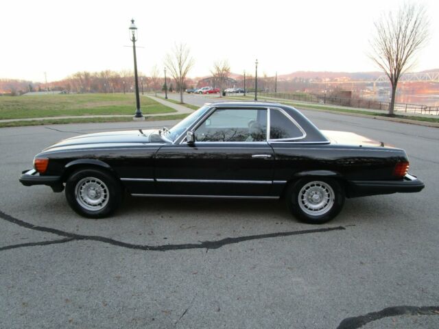 1981 Black Mercedes-Benz SL-Class Coupe