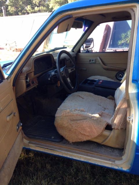 1981 Blue Toyota Other Standard Cab Pickup