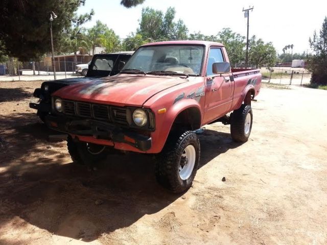 1981 Red Toyota Other Standard Cab Pickup