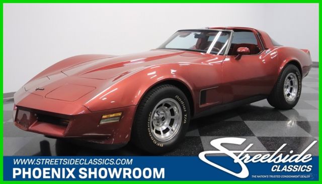 1981 Red Chevrolet Corvette
