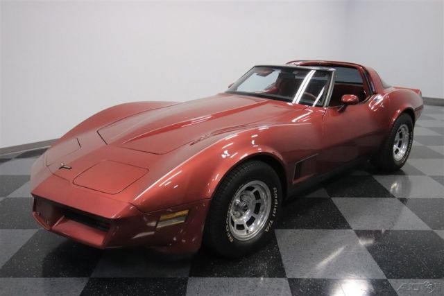 1981 Red Chevrolet Corvette