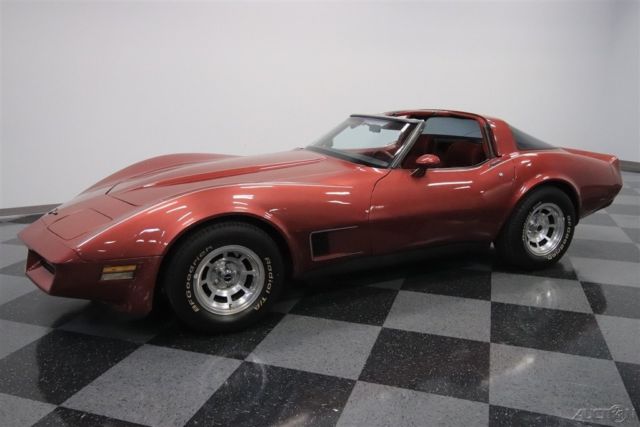 1981 Red Chevrolet Corvette