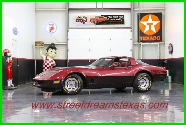 1981 Red Chevrolet Corvette Coupe