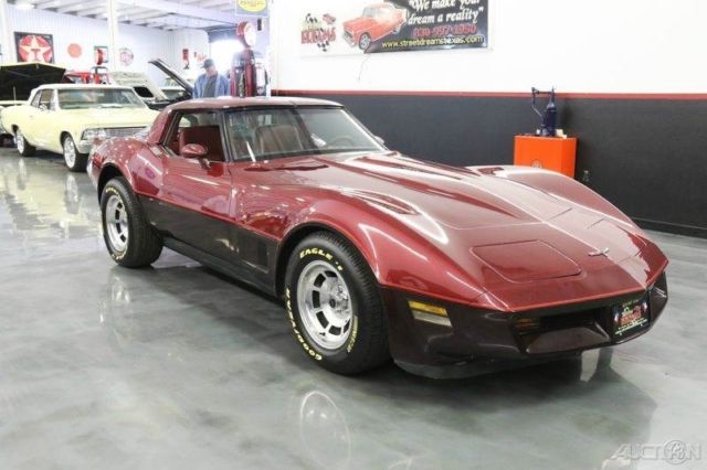 1981 Red Chevrolet Corvette Coupe