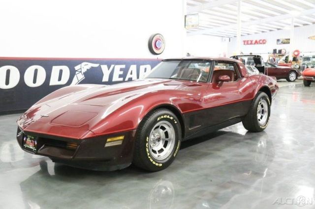 1981 Red Chevrolet Corvette Coupe