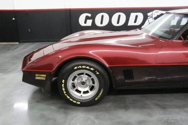1981 Red Chevrolet Corvette Coupe