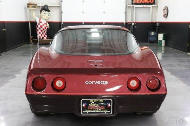 1981 Red Chevrolet Corvette Coupe