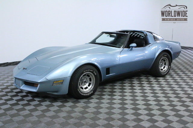 1981 Blue Chevrolet Corvette Coupe