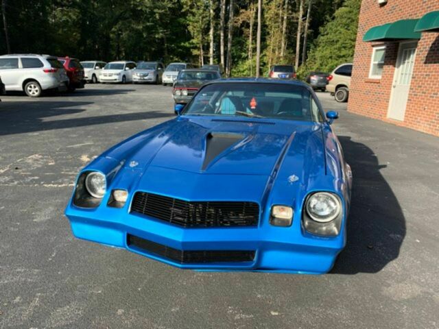 1981 Blue Chevrolet Camaro