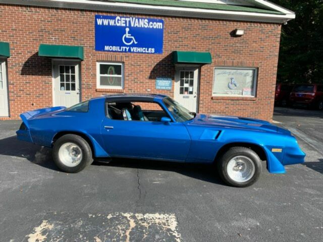 1981 Blue Chevrolet Camaro