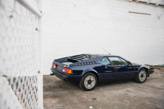 1981 Dark Blue BMW M1