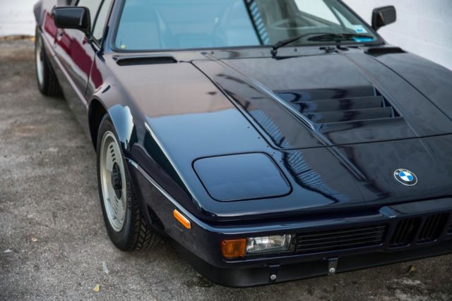 1981 Dark Blue BMW M1