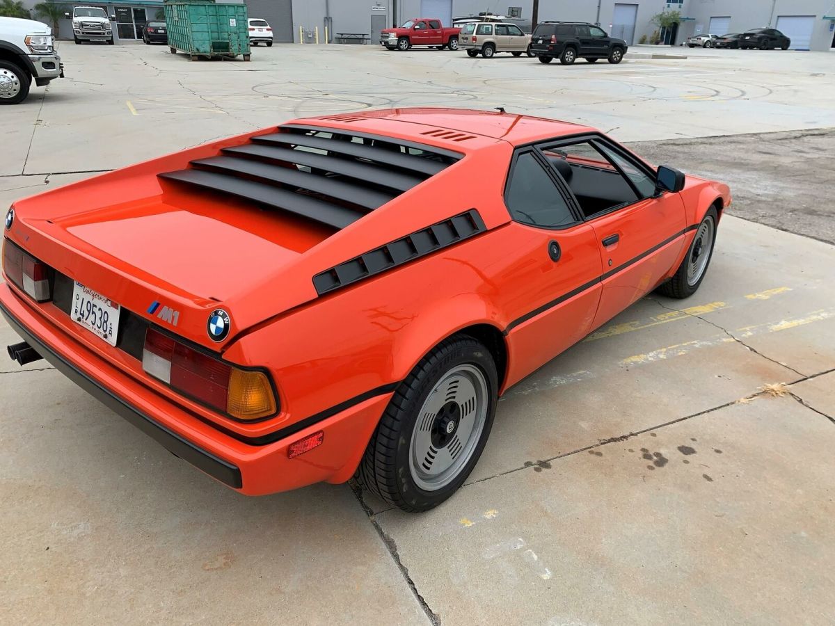 1981 Orange BMW M1 2-Door Coupe