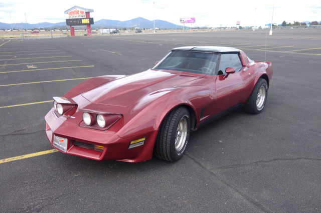 1981 Red Chevrolet Corvette Coupe