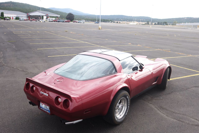 1981 Red Chevrolet Corvette Coupe
