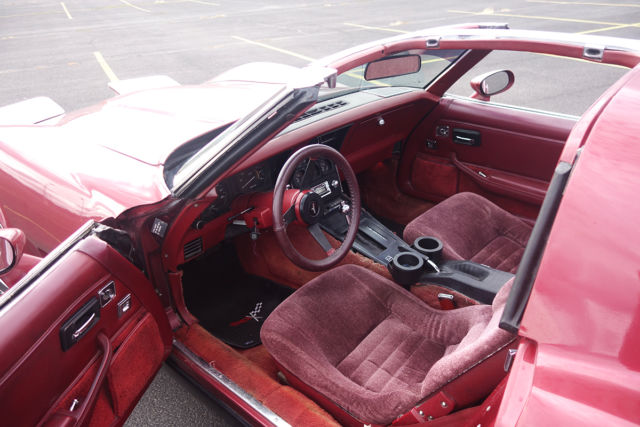 1981 Red Chevrolet Corvette Coupe