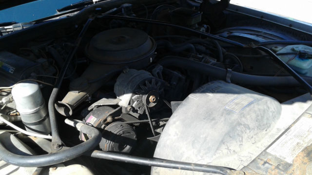 1981 Blue Cadillac DeVille Coupe