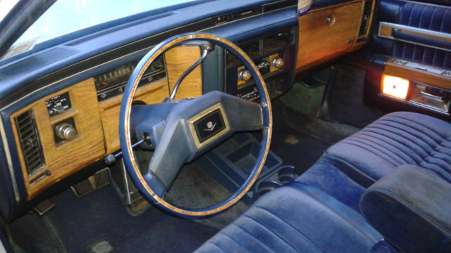 1981 Blue Cadillac DeVille Coupe