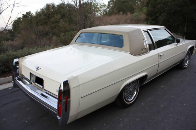 1981 Soft Yellow Cadillac DeVille Coupe