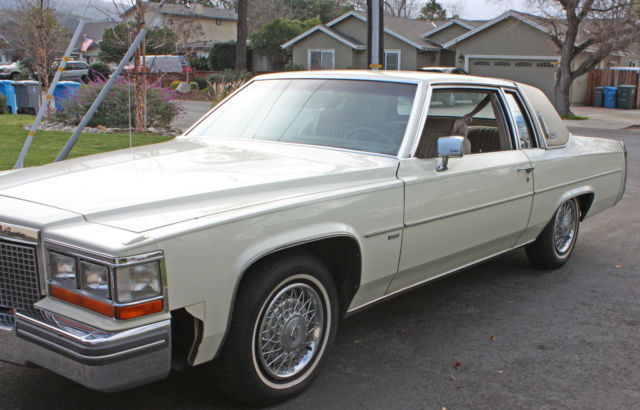 1981 Soft Yellow Cadillac DeVille Coupe