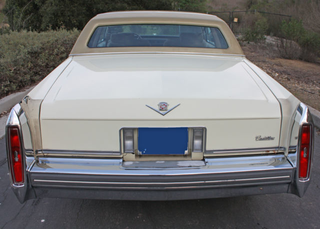 1981 Soft Yellow Cadillac DeVille Coupe