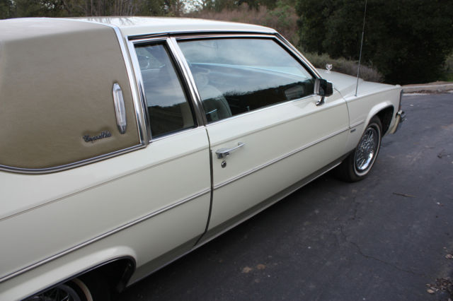 1981 Soft Yellow Cadillac DeVille Coupe