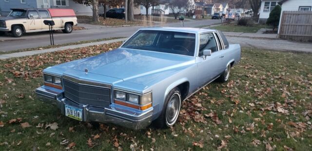 1981 Blue Cadillac DeVille Coupe