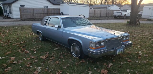 1981 Blue Cadillac DeVille Coupe