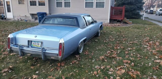 1981 Blue Cadillac DeVille Coupe