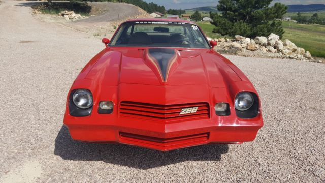 1981 Red Chevrolet Camaro Coupe