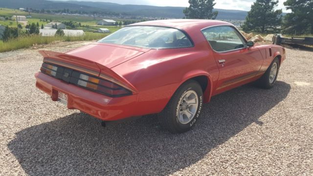 1981 Red Chevrolet Camaro Coupe