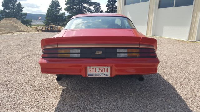 1981 Red Chevrolet Camaro Coupe