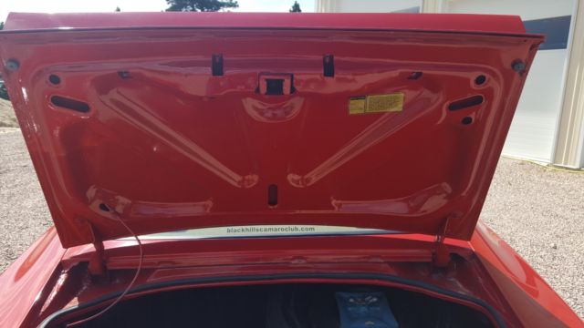 1981 Red Chevrolet Camaro Coupe