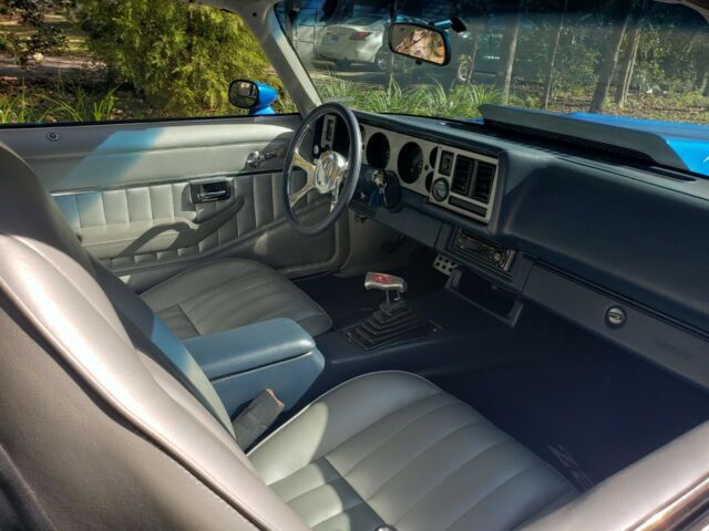 1981 Blue/silver Chevrolet Camaro Coupe