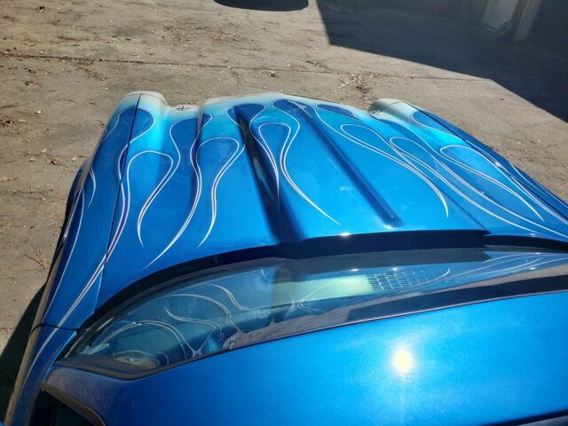 1981 Blue/silver Chevrolet Camaro Coupe