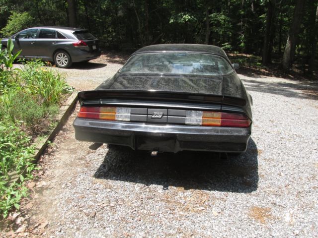 1981 Black Chevrolet Camaro