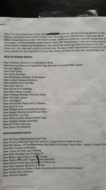 1981 Smoke grey Chevrolet Other Pickups Standard cab short box