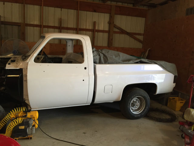 1980 White Chevrolet C/K Pickup 1500 Standard Cab Pickup