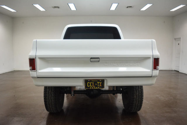 1981 White Chevrolet C10 4x4 LS --
