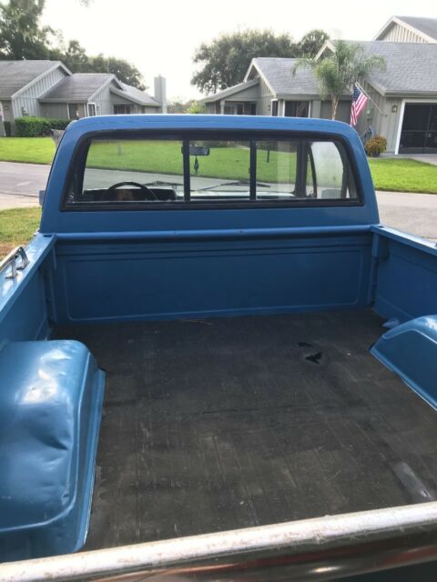 1981 Blue Chevrolet C-10 Standard Cab Pickup
